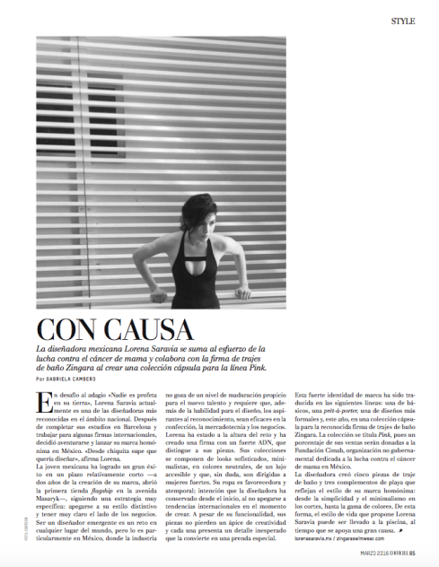 lorena saravia l'officiel mexico gc